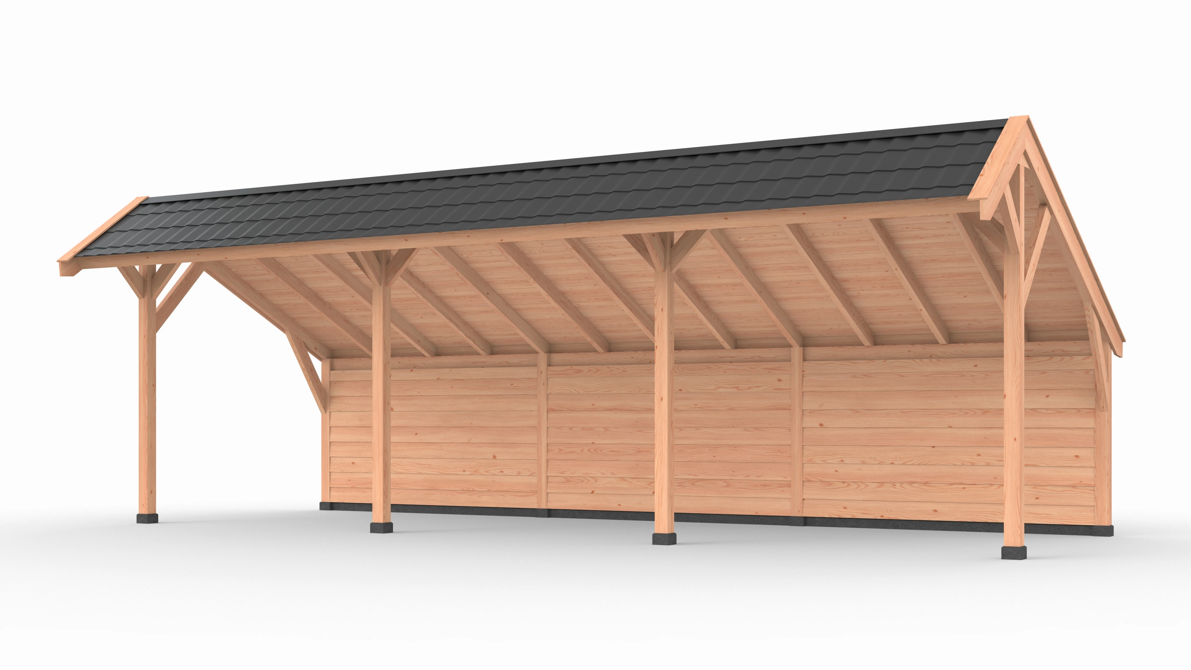 Douglas kapschuur, 900 x 300, met achterwand, Westwood Comfort - Afbeelding 1